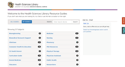 Desktop Screenshot of hslibraryguides.ucdenver.edu