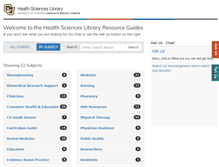 Tablet Screenshot of hslibraryguides.ucdenver.edu